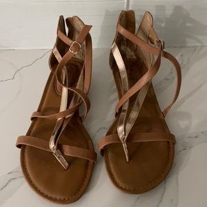 Adorable tan sandals